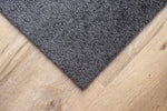 Schoonloopmat op maat Deluxe grijs, close-up
