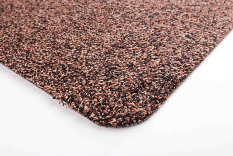 Droogloopmat bruin, detail 1