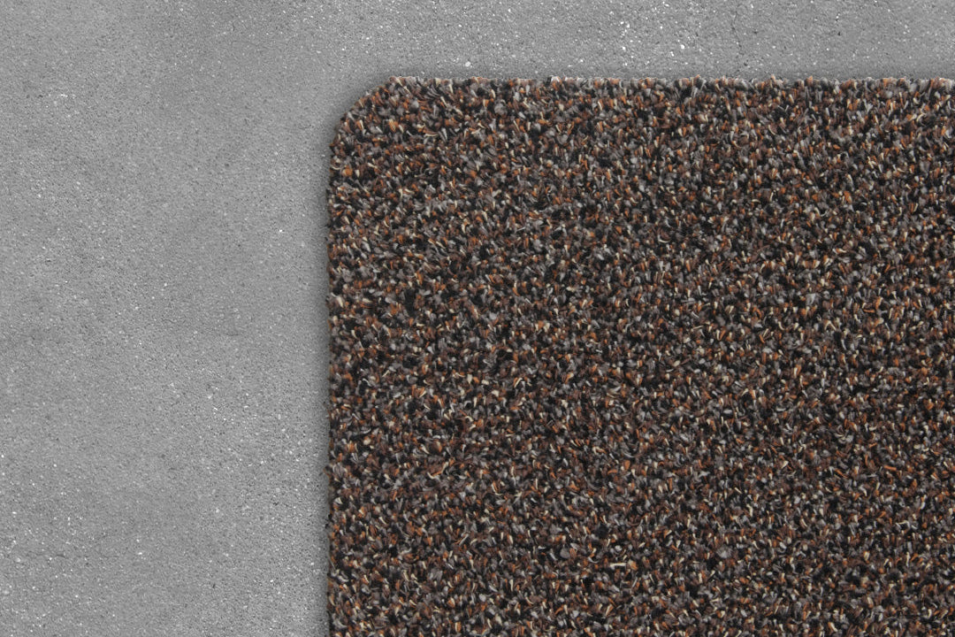 Droogloopmat taupe steen
