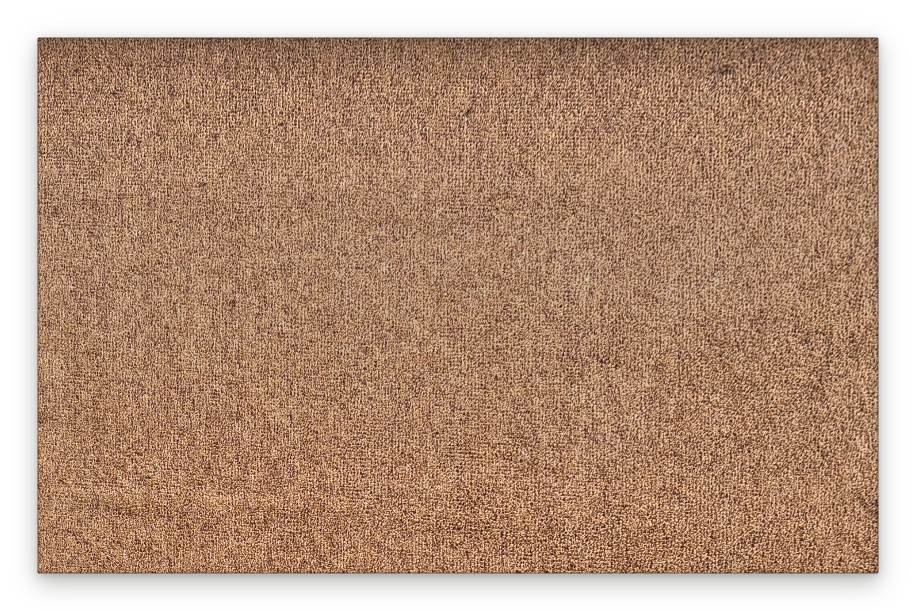 Weekmakervrije droogloopmat beige bovenaanzicht
